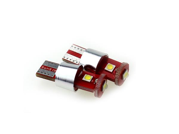 Grote foto t10 autolamp w5w 2 stuks 3 smd daglichtwit 6000k 15w 220 lumen can bus 12v dc auto onderdelen overige auto onderdelen