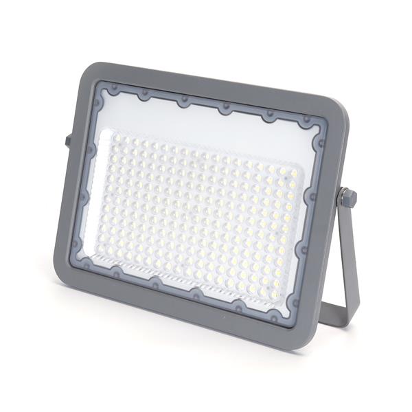 Grote foto buitenlamp grijs led bouwlamp 200w 1800w schijnwerper daglichtwit 6500k 90 lichthoek waterd doe het zelf en verbouw gereedschappen en machines