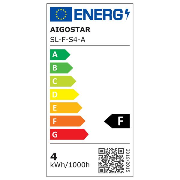 Grote foto kooldraadlamp e27 edison st64 amber glas led 4w 38w gloeilamp flame filament 2200k huis en inrichting overige