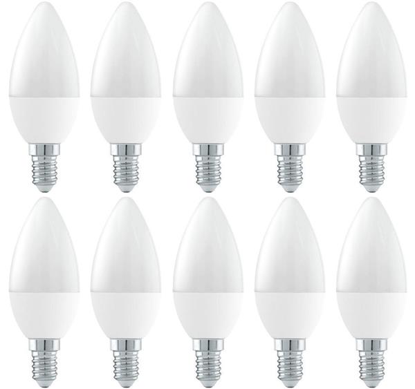 Grote foto kaarslamp e14 c37 10 stuks led 6w 42w gloeilamp daglichtwit 6400k huis en inrichting overige