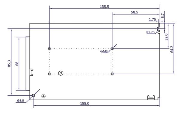 Grote foto led driver 12 volt dc 12.5a 150 watt ip20 binnenshuis huis en inrichting overige