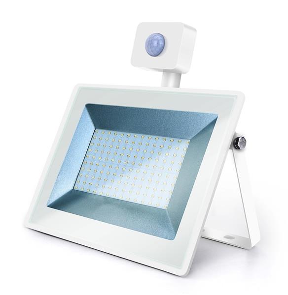 Grote foto buitenlamp wit led 100w 1000w halogeen schijnwerper ir sensor daglichtwit 6400k waterdicht i doe het zelf en verbouw gereedschappen en machines