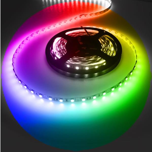 Grote foto ledstrip rgb 12v dc 10w 60 led m waterdicht ip65 5 meter huis en inrichting overige