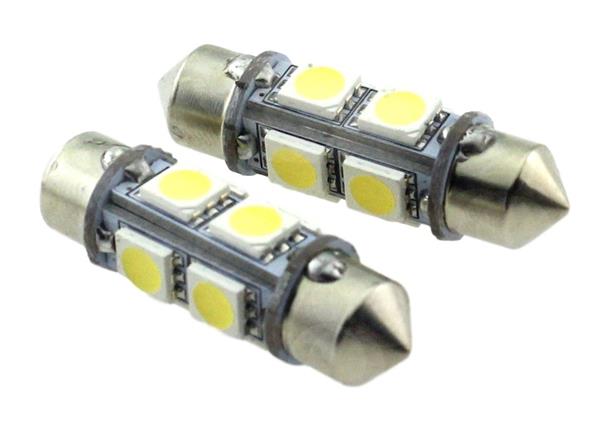 Grote foto c5w autolamp 2 stuks led festoon 36mm 8 smd daglichtwit 6000k 12 volt 2.2 watt auto onderdelen overige auto onderdelen