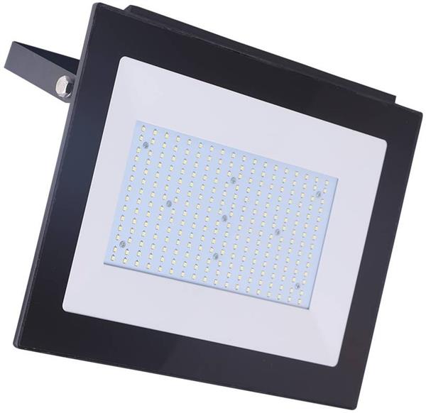 Grote foto buitenlamp zwart led 150w 1350w traditionele schijnwerper 6400k ip65 230v doe het zelf en verbouw gereedschappen en machines