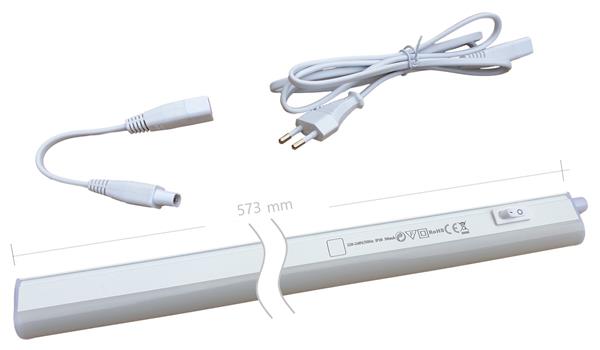 Grote foto ledbar 230v ac 8w 80w daglichtwit 6500k stekker 150cm 573mm huis en inrichting overige