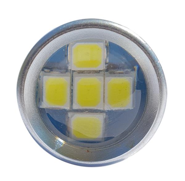 Grote foto h11 koplamp 2 stuks 55 smd daglichtwit 6000k met lens 12v auto onderdelen overige auto onderdelen