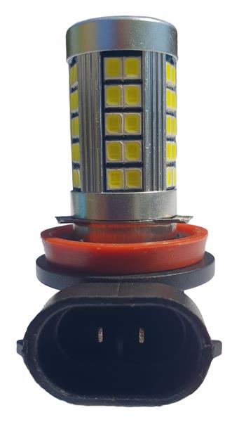 Grote foto h11 koplamp 2 stuks 55 smd daglichtwit 6000k met lens 12v auto onderdelen overige auto onderdelen