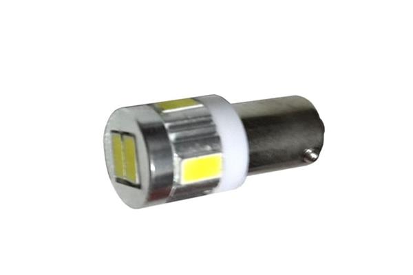 Grote foto ba9s auto lamp 2 stuks led kentekenverlichting 6 smd daglichtwit 6000k 12v auto onderdelen overige auto onderdelen