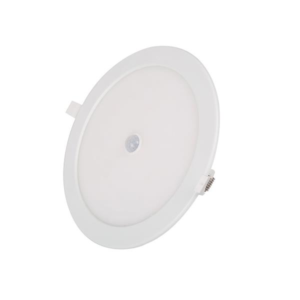 Grote foto led downlight rond 240mm doorsnee 24 watt warmwit 3000k pir sensor huis en inrichting overige