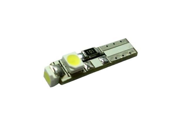 Grote foto auto ledlamp 2 stuks autoverlichting led t5 3 smd daglichtwit 6000k canbus 12v dc auto onderdelen overige auto onderdelen