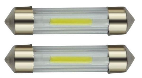 Grote foto c5w autolamp 2 stuks led festoon 39mm cob daglichtwit 6500k 24 volt 2w auto onderdelen overige auto onderdelen