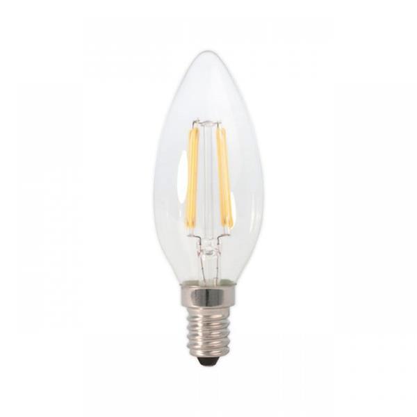 Grote foto led lamp e14 kaarslamp c35 2w 20w daglichtwit filament 6500k dimbaar huis en inrichting overige