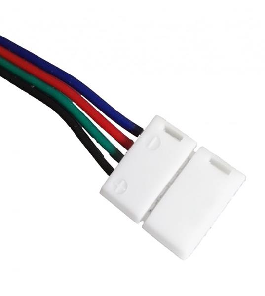 Grote foto ledstrip rgb connector 10mm draad binnenshuis ip20 5 24v huis en inrichting overige