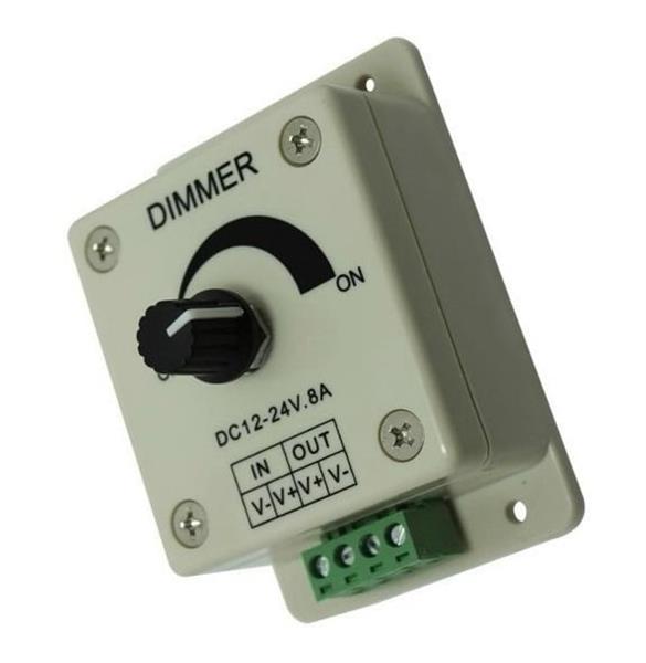 Grote foto led dimmer pwm 12v 24v 8a draaiknop opbouw huis en inrichting overige