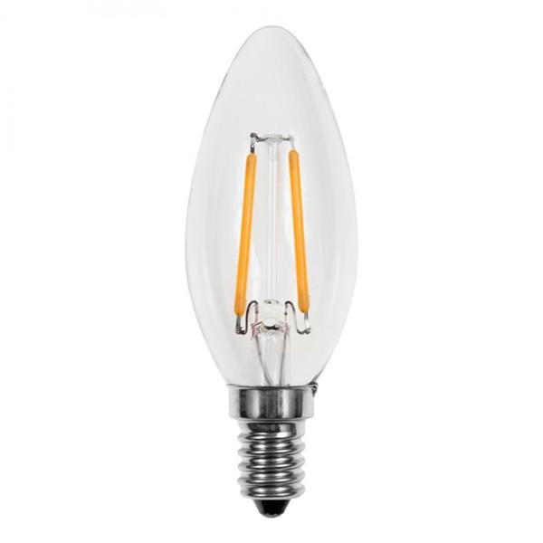 Grote foto led lamp e14 kaarslamp c35 2w 20w daglichtwit filament 6500k huis en inrichting overige