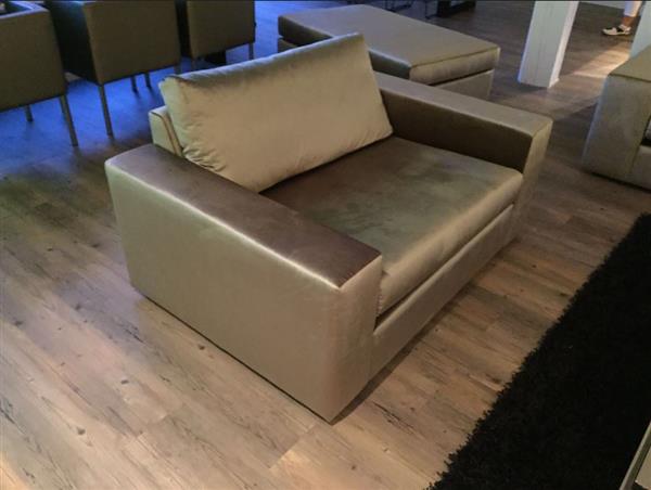 Grote foto velours loveseat huis en inrichting stoelen