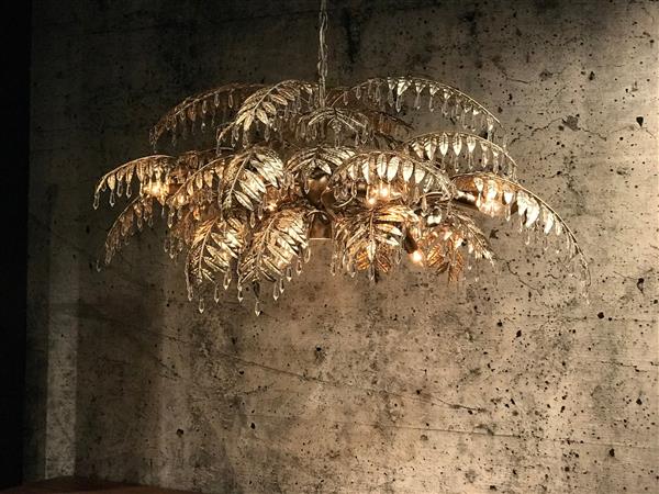 Grote foto hanglamp met glaspegeltjes ovaal huis en inrichting woningdecoratie