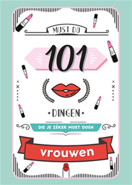 Grote foto 101 dingen die je z ker moet doen vrouwen must do boeken stripboeken