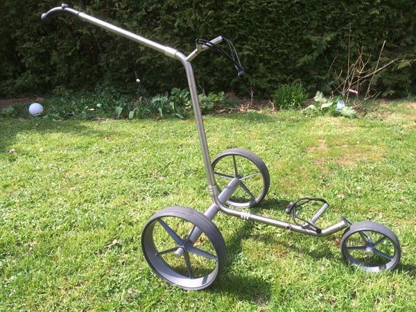 Grote foto ticad goldfinger trolley golftasuitrusting sport en fitness golf