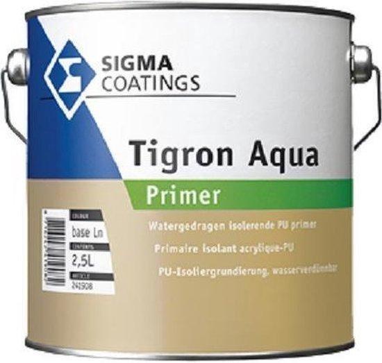 Grote foto sigma s2u nova primer tigron aqua primer 2 5l wit doe het zelf en verbouw verven en sierpleisters