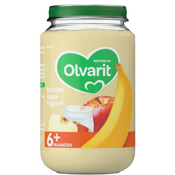 Grote foto olvarit fruithapje banaan appel yoghurt 6 maanden kinderen en baby dekens en slaapzakjes