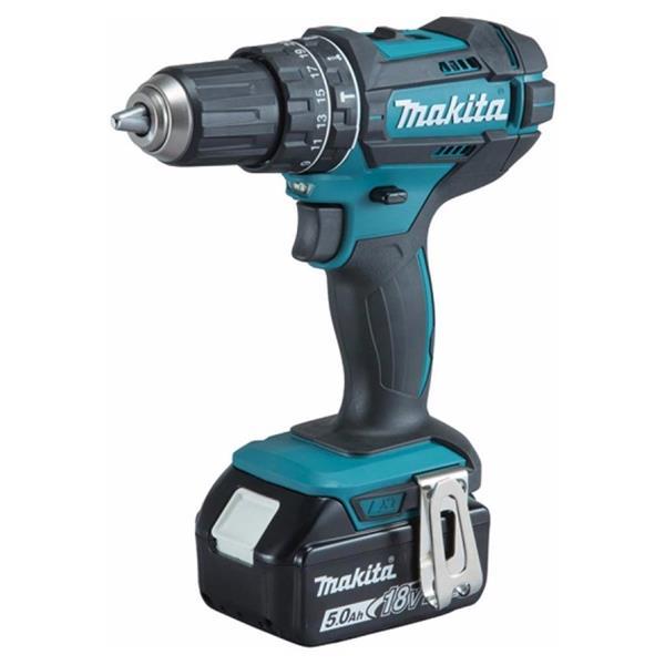 Grote foto makita dhp482rtj 18v accu klopboor schroefmachine set 2x 5 doe het zelf en verbouw onderdelen en accessoires