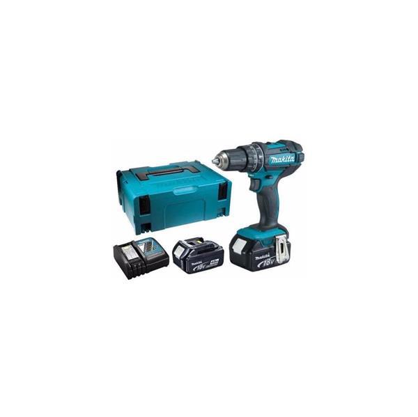 Grote foto makita dhp482rtj 18v accu klopboor schroefmachine set 2x 5 doe het zelf en verbouw onderdelen en accessoires