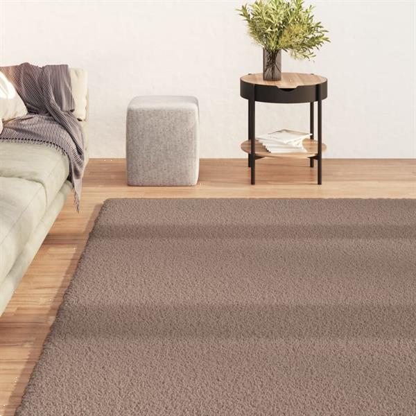 Grote foto vidaxl tapis shaggy poils longs beige 120x170 cm huis en inrichting vloerbedekking en kleden