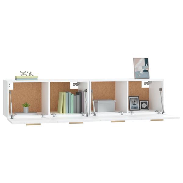 Grote foto vidaxl armoires murales 2 pcs blanc 80x35x36 5 cm bois d ing huis en inrichting overige