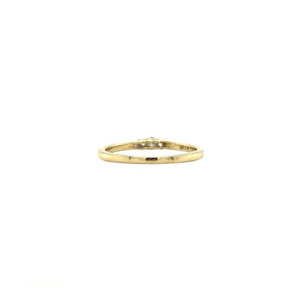 Grote foto gouden ring met diamant 14 krt kleding dames sieraden