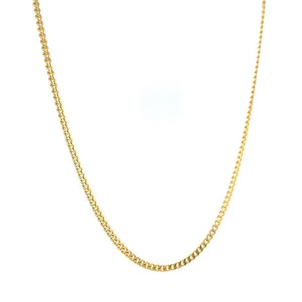 Grote foto gouden lengtecollier gourmet 70.5 cm 14 krt kleding dames sieraden