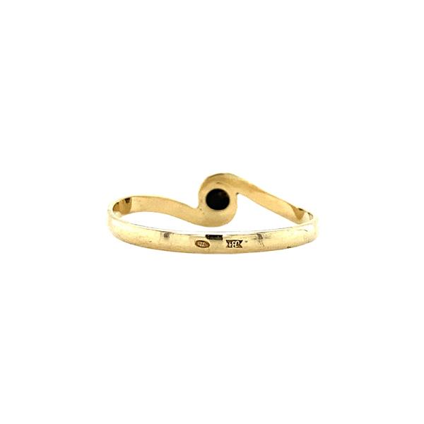 Grote foto gouden slagring met parel 14 krt kleding dames sieraden