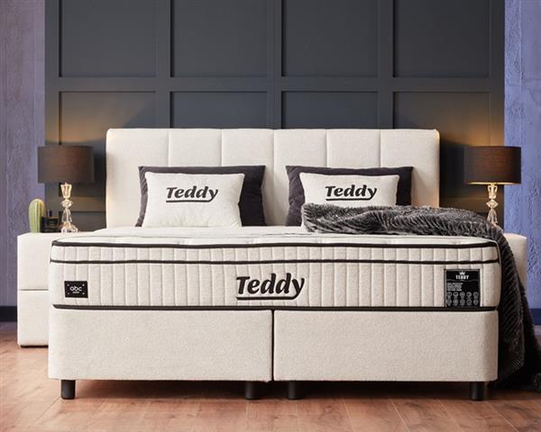 Grote foto opberg boxspring teddy 140x200 huis en inrichting bedden