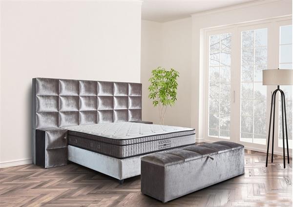 Grote foto venezia opberg boxspring 180x200 huis en inrichting bedden