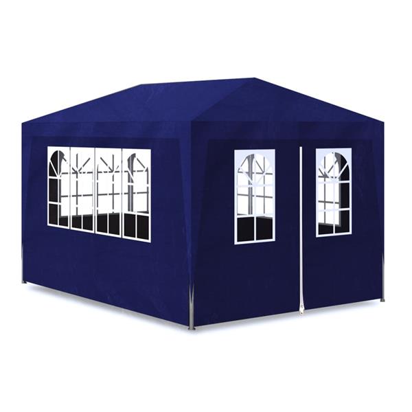 Grote foto vidaxl partytent 3x4 m blauw tuin en terras overige tuin en terras