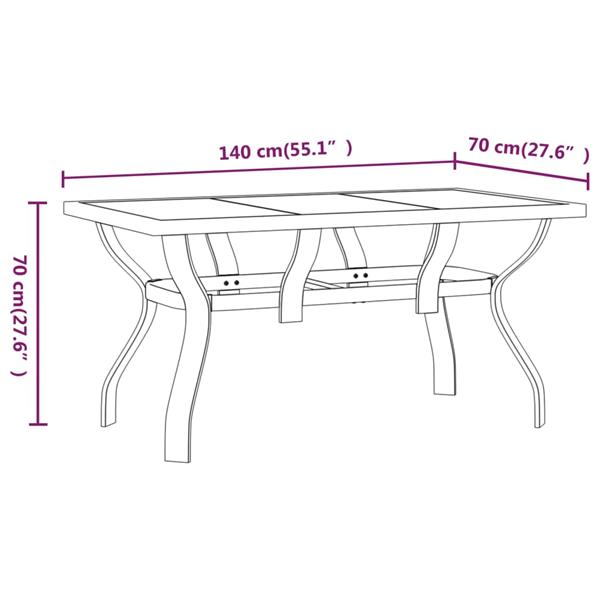 Grote foto vidaxl 5 delige tuinset grijs en zwart tuin en terras tuinmeubelen