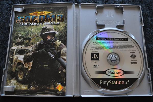 Grote foto socom 3 u.s.navy seals platinum playstation 2 ps2 spelcomputers games playstation 2