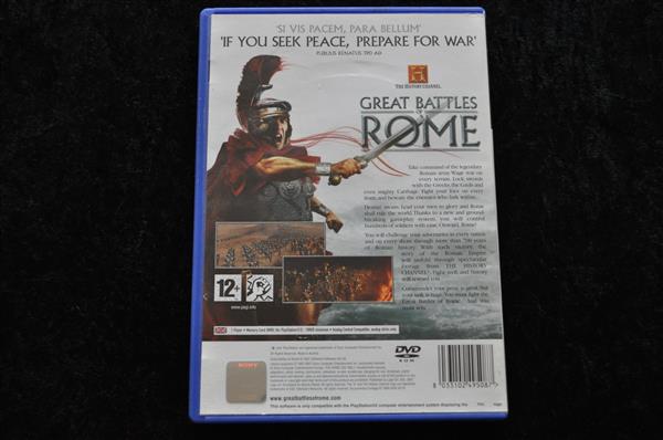 Grote foto the history channel great battles of rome playstation 2 ps2 spelcomputers games playstation 2