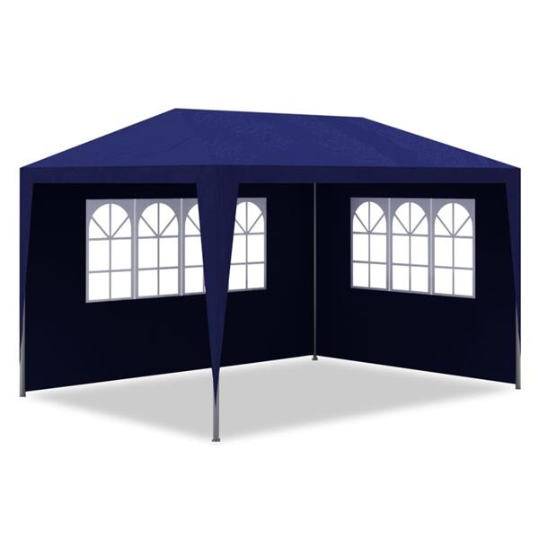 Grote foto vidaxl partytent 3x4 m blauw tuin en terras overige tuin en terras