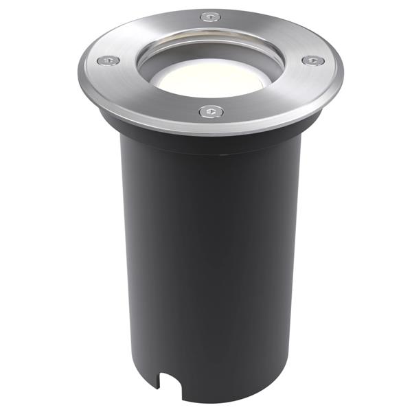 Grote foto vidaxl led grondspots buiten 3 stuks rond tuin en terras verlichting