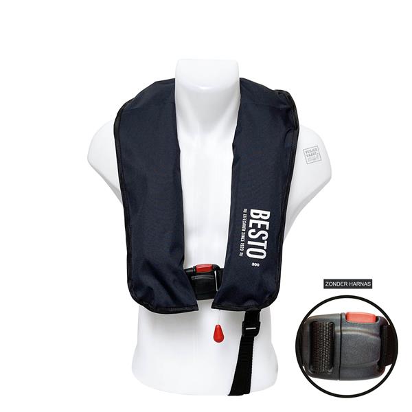 Grote foto besto 300n automatisch zonder harnas blauw watersport en boten watersportkleding