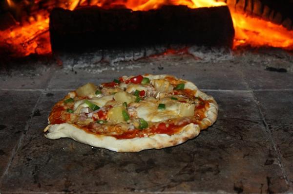 Grote foto houtgestookte pizza oven steenoven broodoven110cm tuin en terras overige tuin en terras